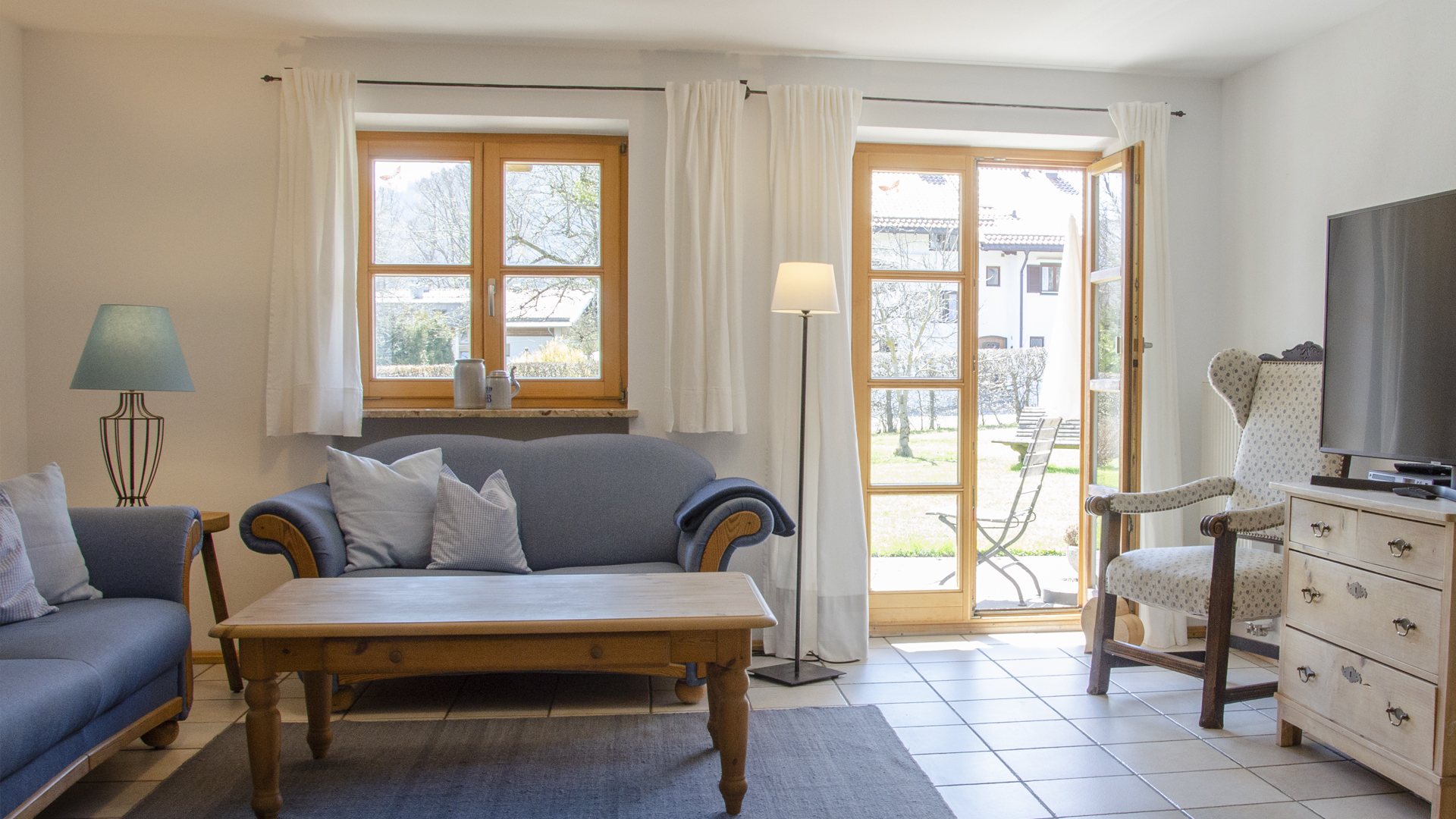 Budererhof Wohnung blau